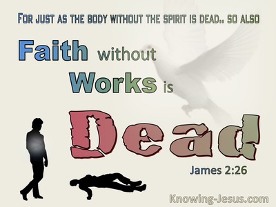 James 2:26 Faith Without Works Is Dead (blue)